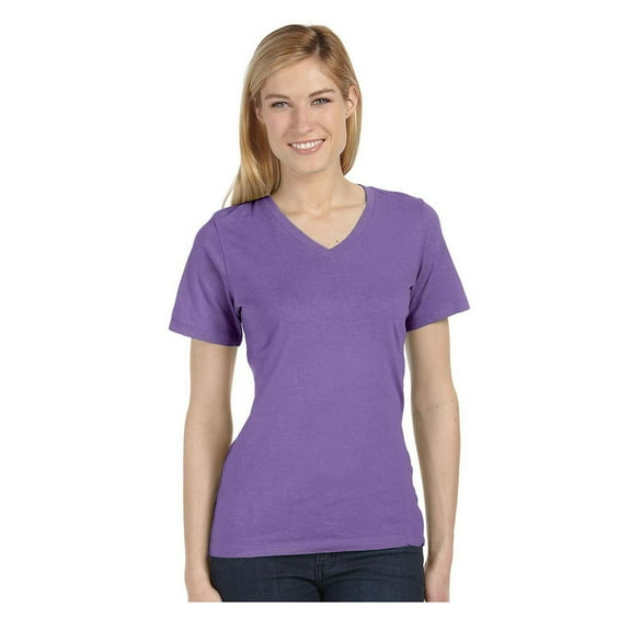 BELLA   CANVAS Women's Relaxed Triblend Short Sleeve VNeck Tee 6415