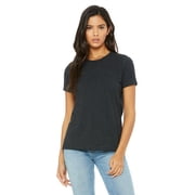 Ladies Relaxed Triblend T-Shirt - CHAR-BLK TRIBLND - S