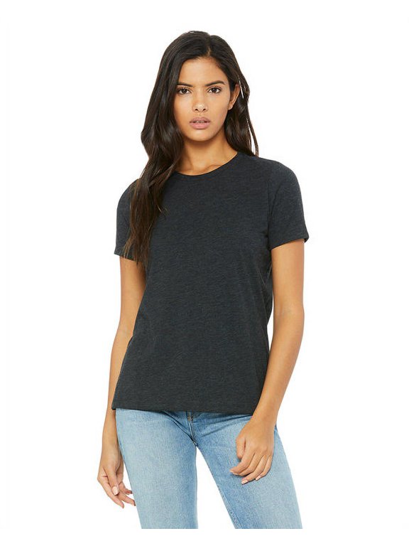 Ladies' Relaxed Triblend T-Shirt - CHAR-BLK TRIBLND - S