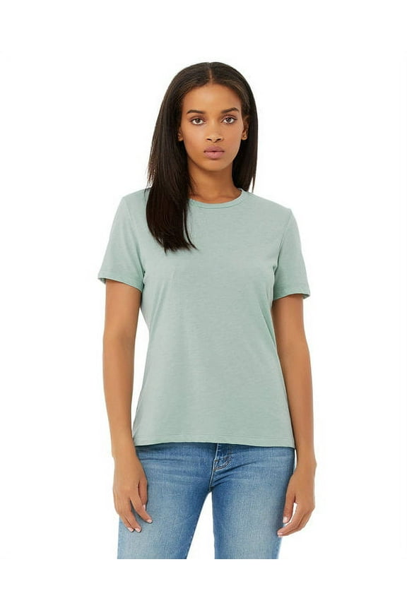 Ladies' Relaxed Triblend T-Shirt DUSTY BLU TRBLND S