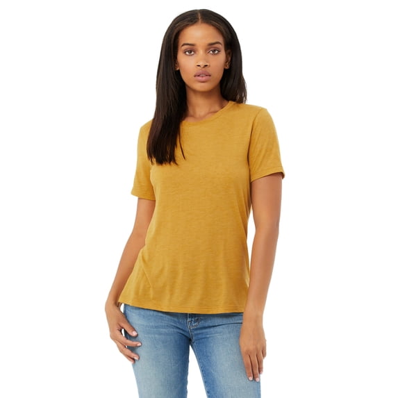 Ladies' Relaxed Triblend T-Shirt MUSTARD TRIBLEND M