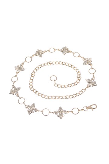 Rhinestone Chain Belts display picture 1