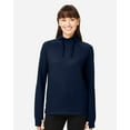 thumbnail image 1 of North End NE200W Women's Rhythm Waffle Pullover-Classic Navy-XL, 1 of 6