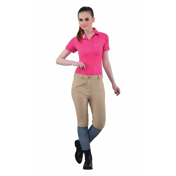 Ladies Ribb Knee Patch Regular Breeches