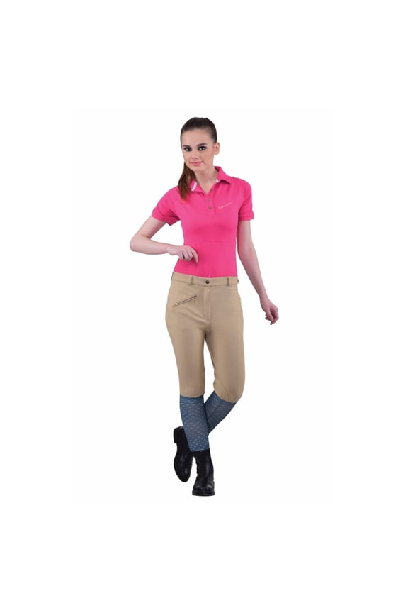 Ladies Ribb Knee Patch Regular Breeches