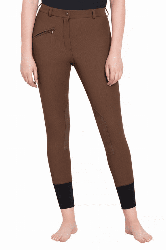 Ladies Ribb Knee Patch Regular Breeches