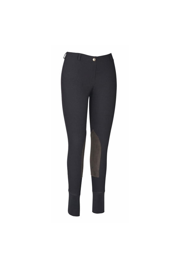 Ladies Ribb Lowrise Pull On Breeches
