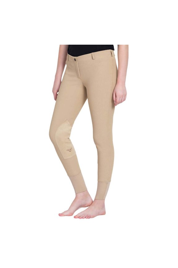 Ladies Ribb Lowrise Pull On Breeches