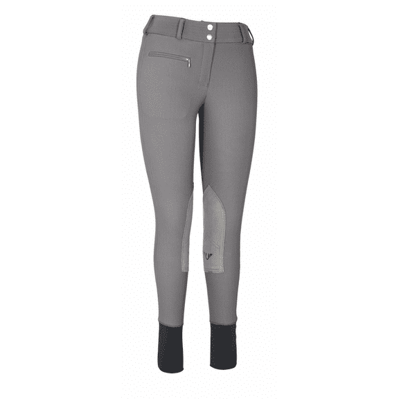 Ladies Ribb Lowrise Wide Waistband Knee Patch Regular Breeches