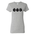 thumbnail image 1 of Ladies Rock Paper Hadouken Game Funny Humor T-Shirt Tee, 1 of 2
