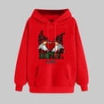 thumbnail image 1 of Ladies' Romantic Valentine Hooded Sweatshirt With Long Sleeve Cozy Fleece Material, 1 of 5