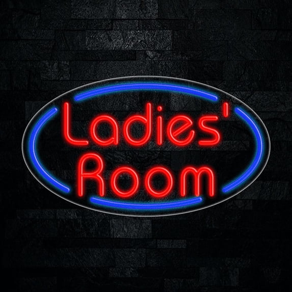 Ladies' Room-LED Neon Sign 28"L x 16"H #34535