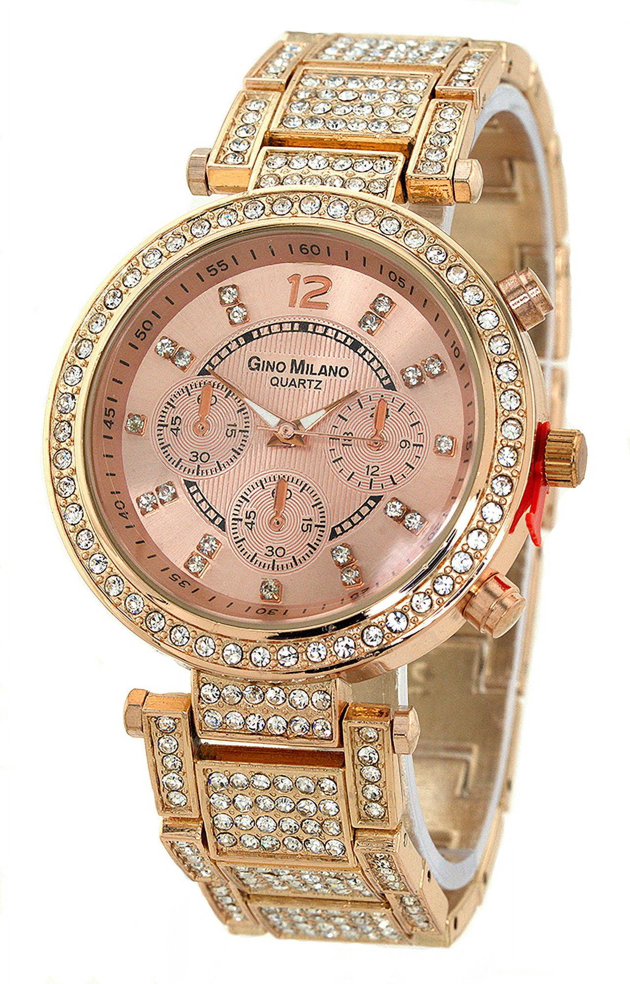 Gino milano diamond watch sales