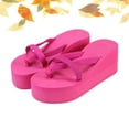 thumbnail image 1 of Raindrops House Sandals Slipper Rosy Pu Foam Lightweight Anti-slip for Women Indoor 1 Pair Size 40, 1 of 8