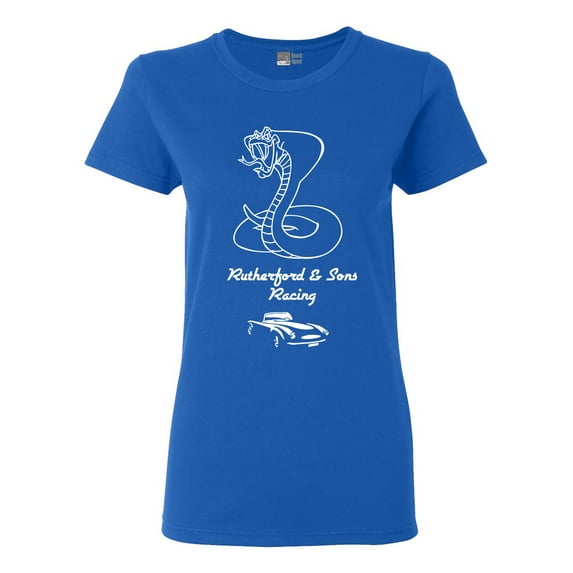 Ladies Rutherford & Sons Racing Cobra Lone Star Hot Car Sports DT T-Shirt Tee