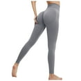 thumbnail image 1 of Ladies Seamless Peach Hip Yoga Pants - High Waist Sports Tights with Tummy Control for Gym and Fitness, 1 of 5