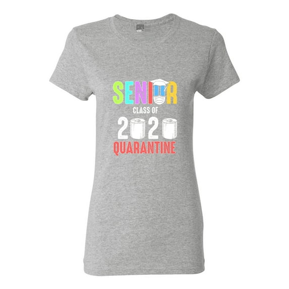 Ladies Senior Class of 2020 Funny DT T-Shirt Tee