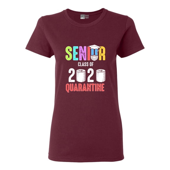 Ladies Senior Class of 2020 Funny DT T-Shirt Tee