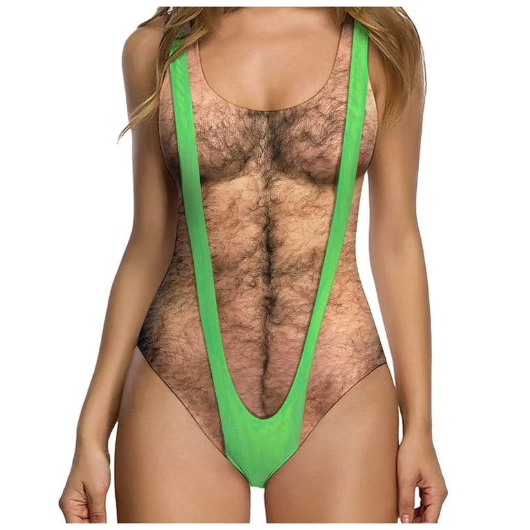 Womens hairy cheap bathing suit