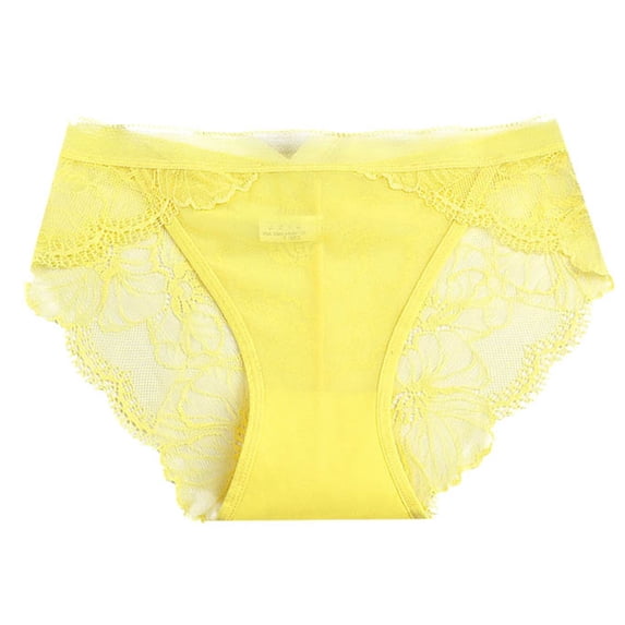 Ladies' Sexy Lace Cotton Crotch Lifting Underwear - Breathable, Floral Embroidery, M-XL Sizes for Daily/Sexy Wear