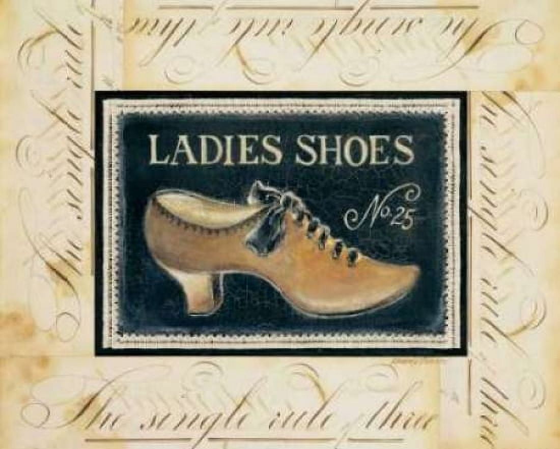 Ladies Shoes No 25 Canvas Art - Kimberly Poloson (24 x 30)