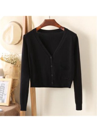 Cropped Cotton Cardigan