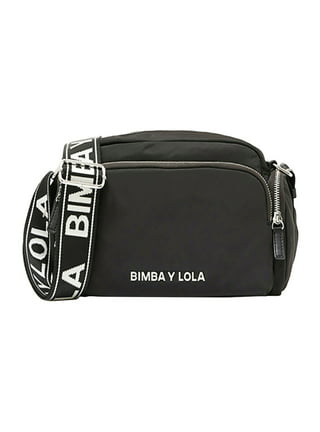 Bimba y Lola small bead-detailing crossbody bag, Black