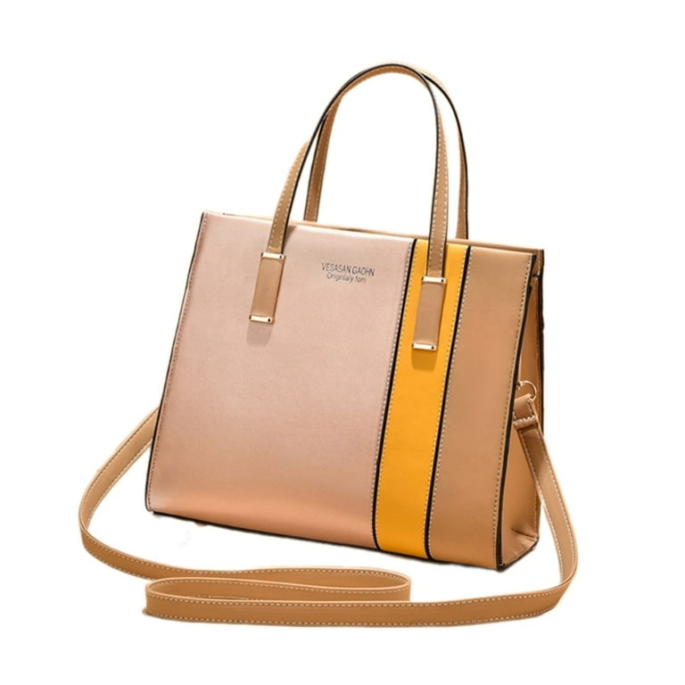 Ladies Shoulder Bag Color Block Crossbody Bag Messenger Style Shoulder Bag Walmart