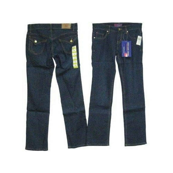 Ladies Size 9, Denim Jeans, Low Rise, 5 Pockets, Straight Leg Cut. * 2 Units Pack *