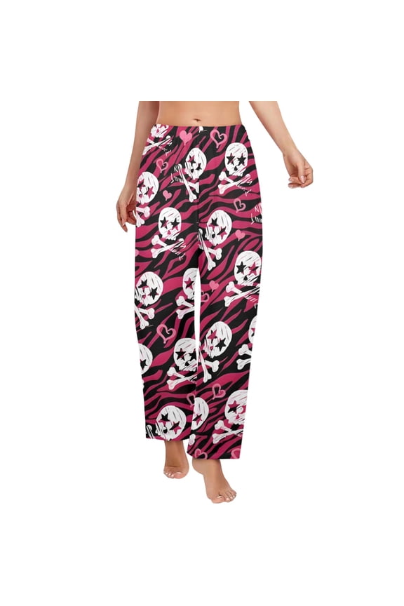 Ladies Sleeping Pajama Pants - Zebra Rock - Women's Pajamas - XS