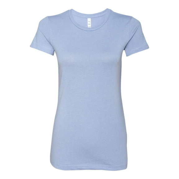 Ladies' Slim Fit T-Shirt - HEATHER BLUE - 2XL