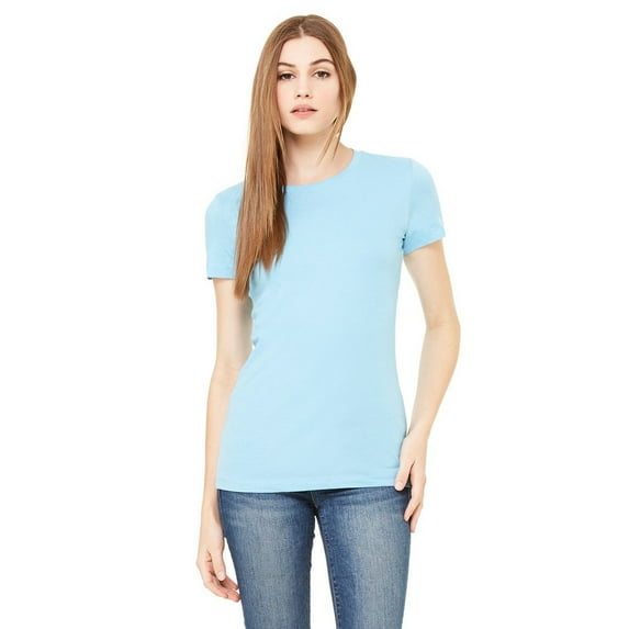 Ladies' Slim Fit T-Shirt - OCEAN BLUE - L