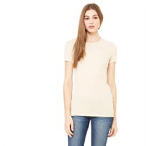 Ladies' Slim Fit T-Shirt - SOFT CREAM - S