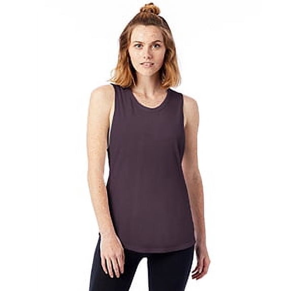 Ladies' Slinky-Jersey Muscle Tank - DARK PURPLE - L