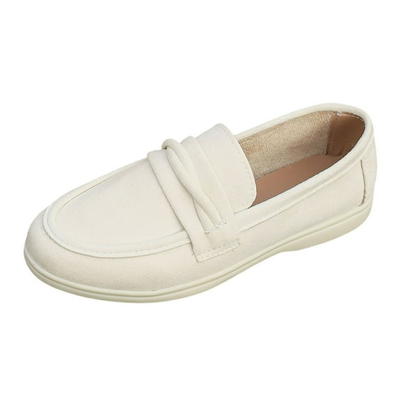 Ladies Slip On Mules for Comfortable All Day Wear Women's Casual On Loafers Comfortable Flat Shoes Soft Suede Breathable Everyday Walking Sneakers For Women