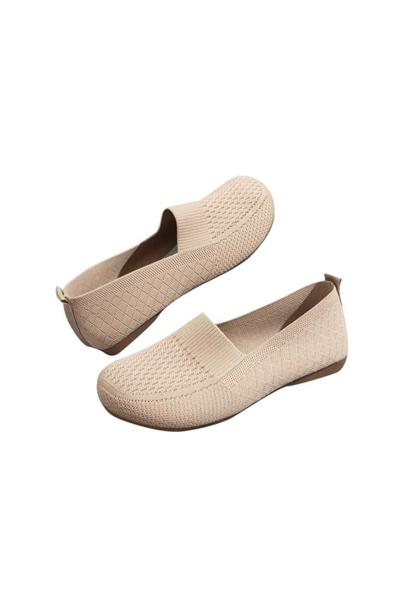 Ladies Slip on Loafer Shoes Womens Flats Dress Clothes Shoes Brathable Ballet Nurse Walking Sneakers Work Casual Comfortable