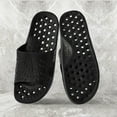 thumbnail image 1 of LIANGP Ladies Slippers Shower Shoes For Women Quick Drying Non Slip Bath Slippers Shower Sandals With Drain Holes Women's Shoes Black Size 13, 1 of 4