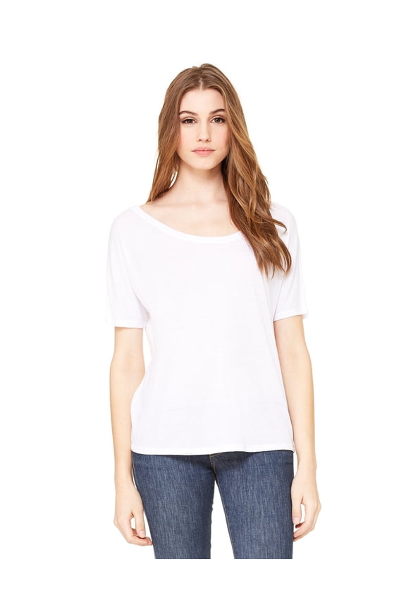 Ladies' Slouchy Scoop-Neck T-Shirt