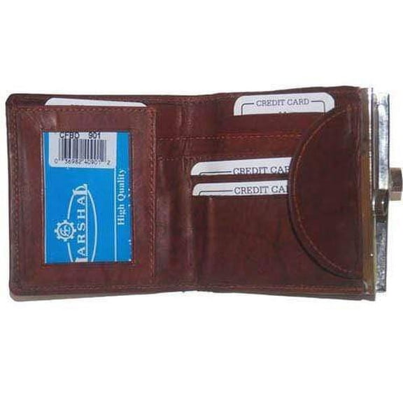 Ladies Small Genuine Leather Credit Card Holder Purse Wallet 901 CF (C)