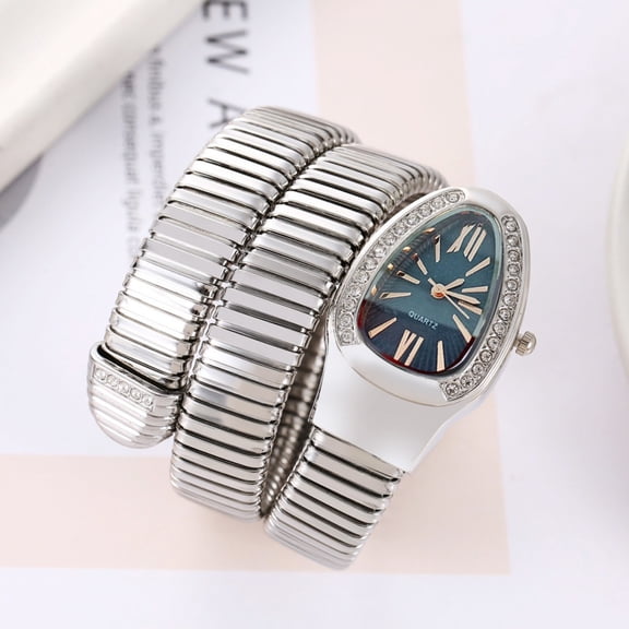 Ladies Snake Watch, New, Fashion, Diamond Elastic, Watch