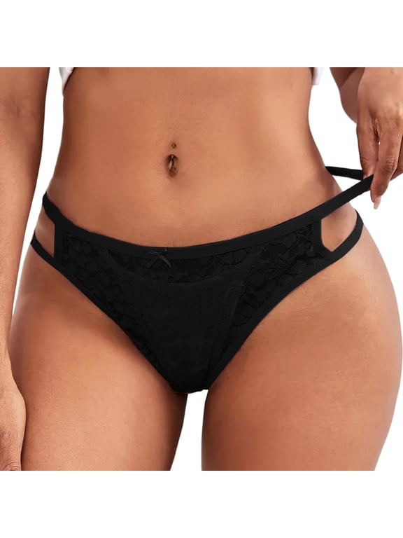 Ladies Soft Brief Underwear Cute Lace High-Waist Seamless Breathable Dailywear Panties Lightweight Comfy Stretch Underpants