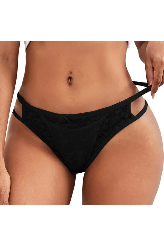 Ladies Soft Brief Underwear Cute Lace High-Waist Seamless Breathable Dailywear Panties Lightweight Comfy Stretch Underpants