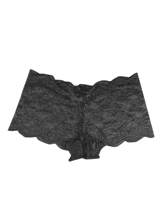 Ladies Soft Brief Underwear Lace Open Multi Color Plus Size Breathable Dailywear Panties Lightweight Comfy Stretch Underpants