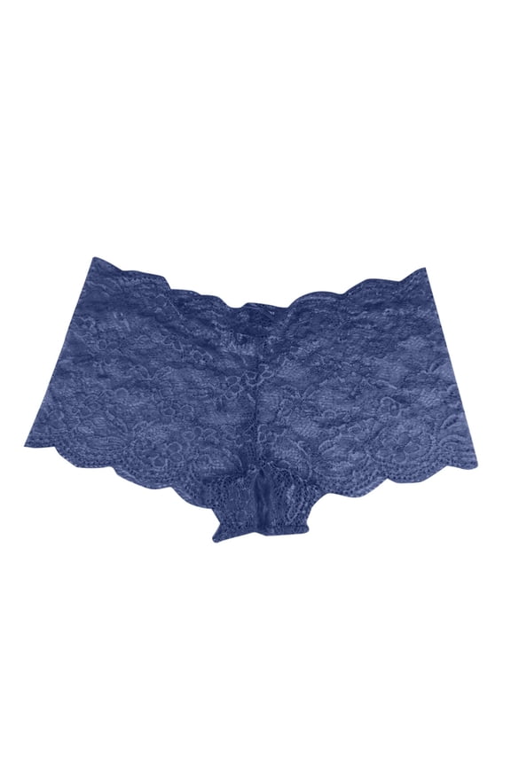 Ladies Soft Brief Underwear Lace Open Multi Color Plus Size Breathable Dailywear Panties Lightweight Comfy Stretch Underpants