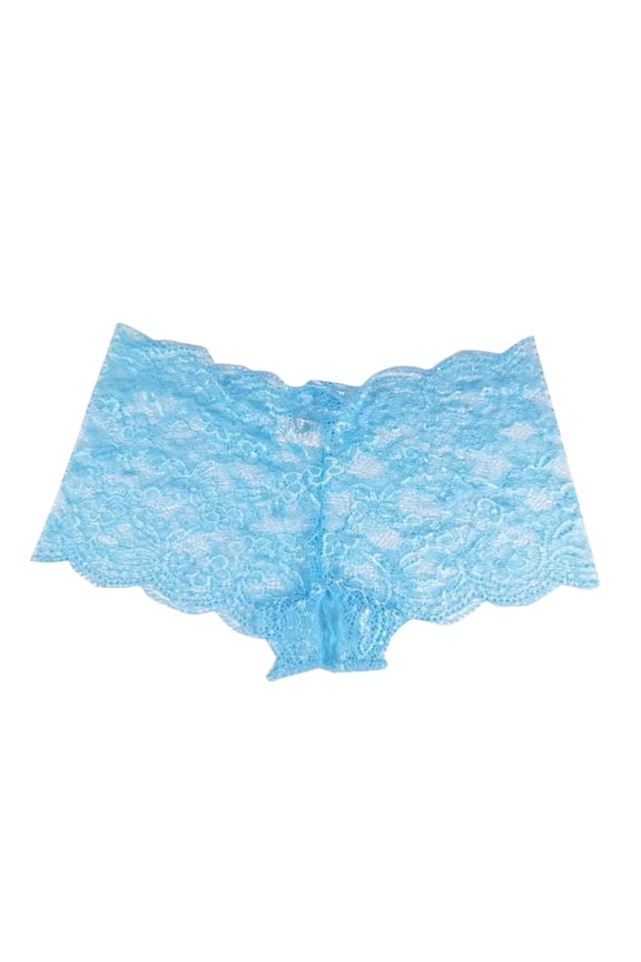 Ladies Soft Brief Underwear Lace Open Multi Color Plus Size Breathable Dailywear Panties Lightweight Comfy Stretch Underpants