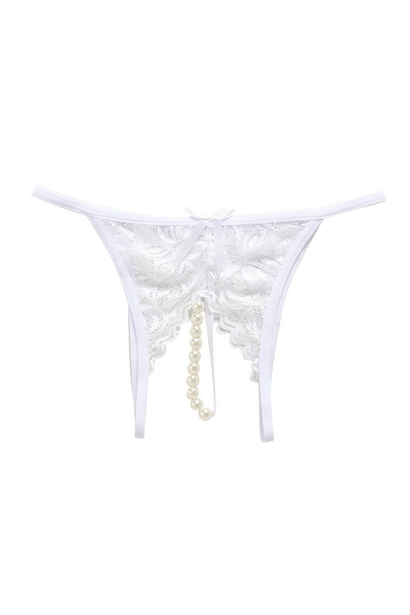 Ladies Soft Brief Underwear Pure Color Lace Crotch Transparent Breathable Dailywear Panties Lightweight Comfy Stretch Underpants