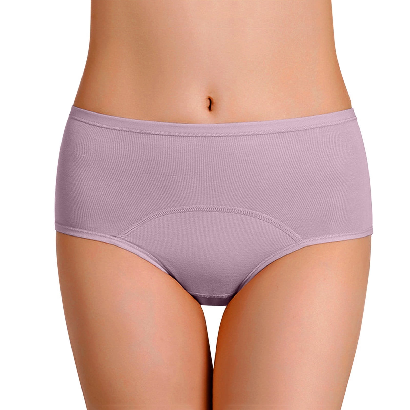 Ladies Soft Brief Underwear Solid Color Pure Cotton Seamless