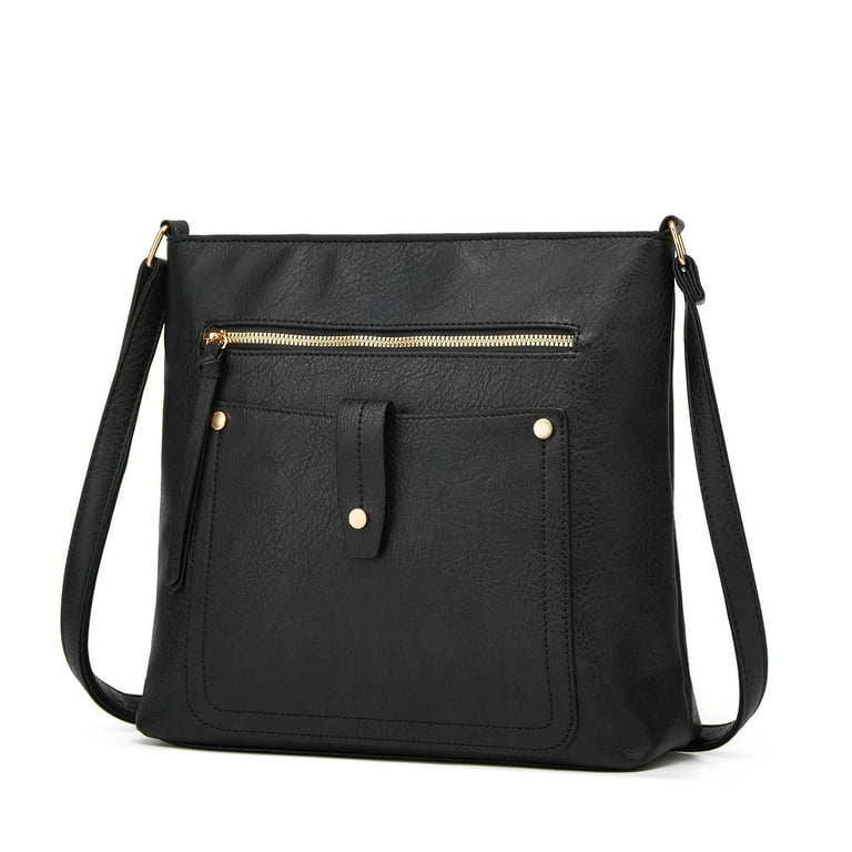 Ladies Soft Leather Retro Simple Fashion Small Square Bag Shoulder