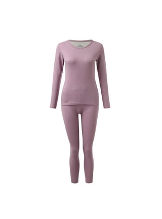 Casual Women Thermal Underwear Cold Weather High-Waisted Velvet Leggings  Seamless Self Heating Pants Winter Plush Base Layer Pajama Fashion Warm  Lined Soft Bottoms 