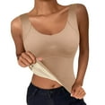 thumbnail image 1 of Ladies Soft Thermal Underwear Cold Weather Tank Shirts Long Undershirts Fashion Thicken Plush Winter Warm Lined Base Layer Casual, 1 of 6